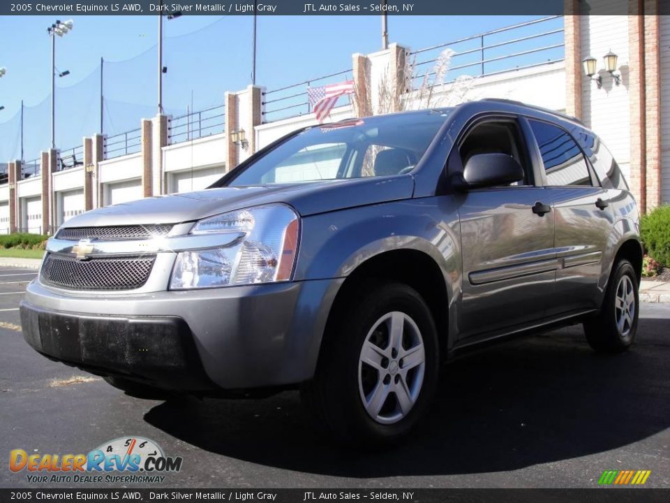 2005 Chevrolet Equinox LS AWD Dark Silver Metallic / Light Gray Photo #1