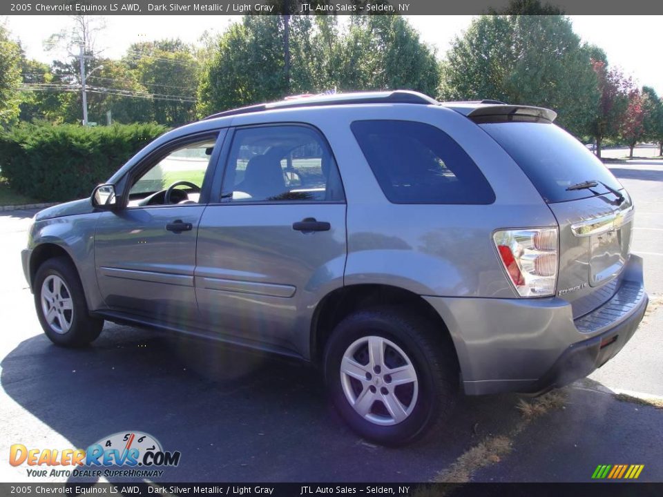 2005 Chevrolet Equinox LS AWD Dark Silver Metallic / Light Gray Photo #4