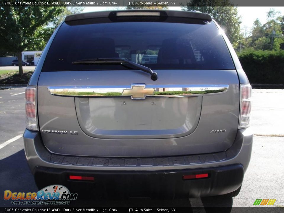 2005 Chevrolet Equinox LS AWD Dark Silver Metallic / Light Gray Photo #5