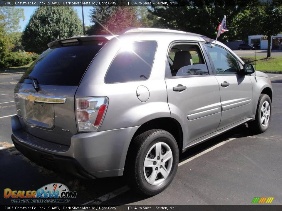 2005 Chevrolet Equinox LS AWD Dark Silver Metallic / Light Gray Photo #6