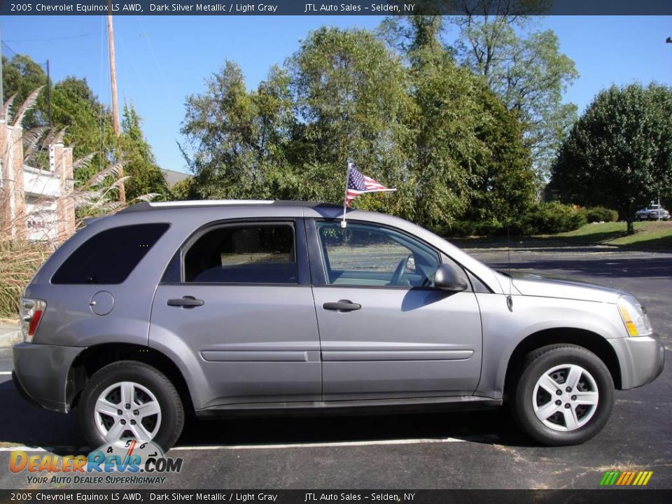2005 Chevrolet Equinox LS AWD Dark Silver Metallic / Light Gray Photo #7