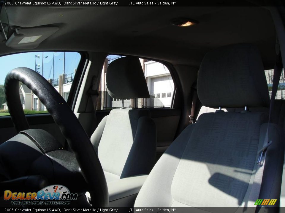 2005 Chevrolet Equinox LS AWD Dark Silver Metallic / Light Gray Photo #11