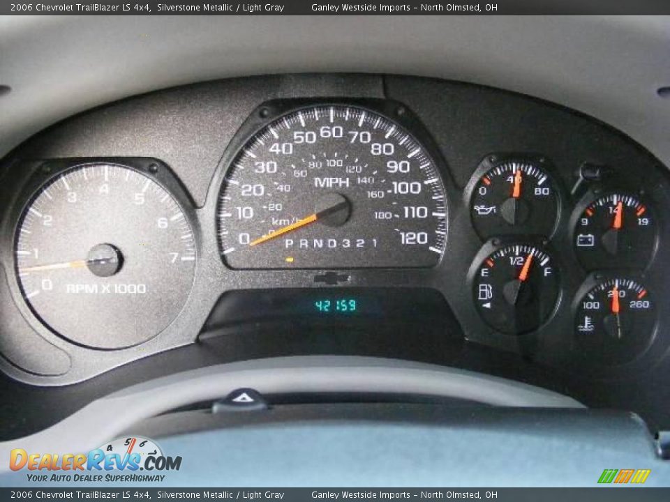 2006 Chevrolet TrailBlazer LS 4x4 Silverstone Metallic / Light Gray Photo #16