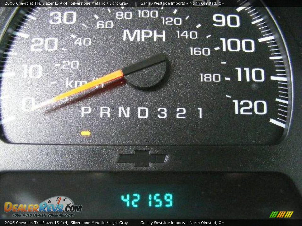 2006 Chevrolet TrailBlazer LS 4x4 Silverstone Metallic / Light Gray Photo #17