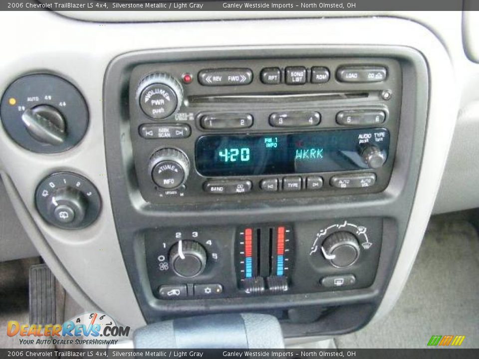 2006 Chevrolet TrailBlazer LS 4x4 Silverstone Metallic / Light Gray Photo #18