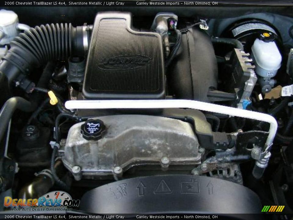 2006 Chevrolet TrailBlazer LS 4x4 Silverstone Metallic / Light Gray Photo #25