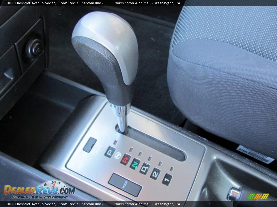 2007 Chevrolet Aveo LS Sedan Sport Red / Charcoal Black Photo #15