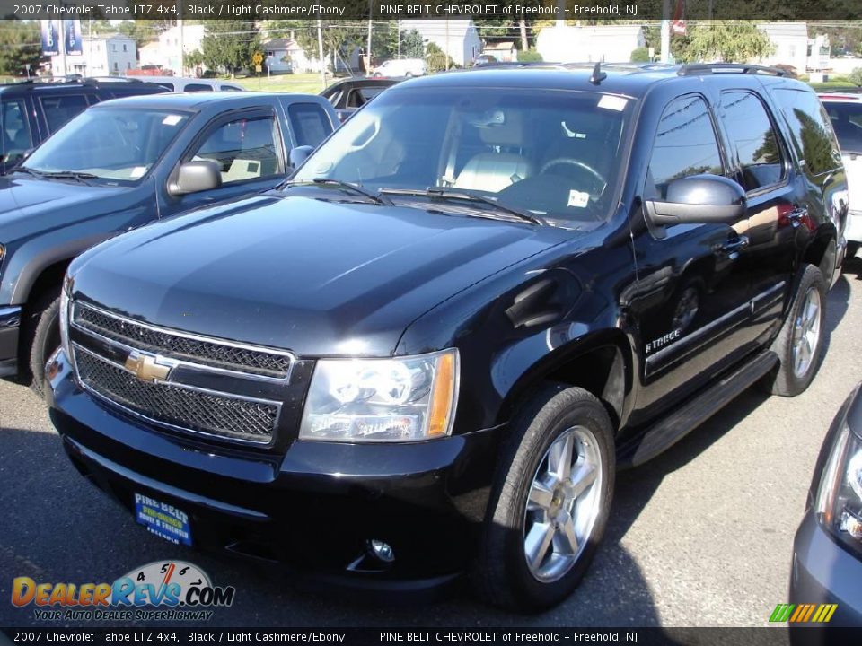 2007 Chevrolet Tahoe LTZ 4x4 Black / Light Cashmere/Ebony Photo #1
