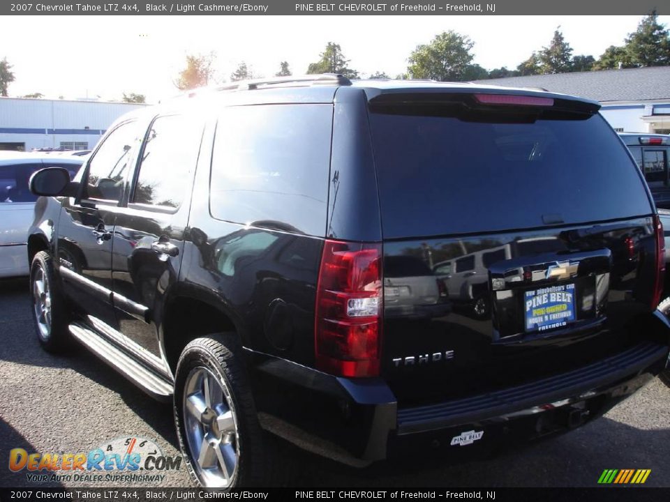 2007 Chevrolet Tahoe LTZ 4x4 Black / Light Cashmere/Ebony Photo #5