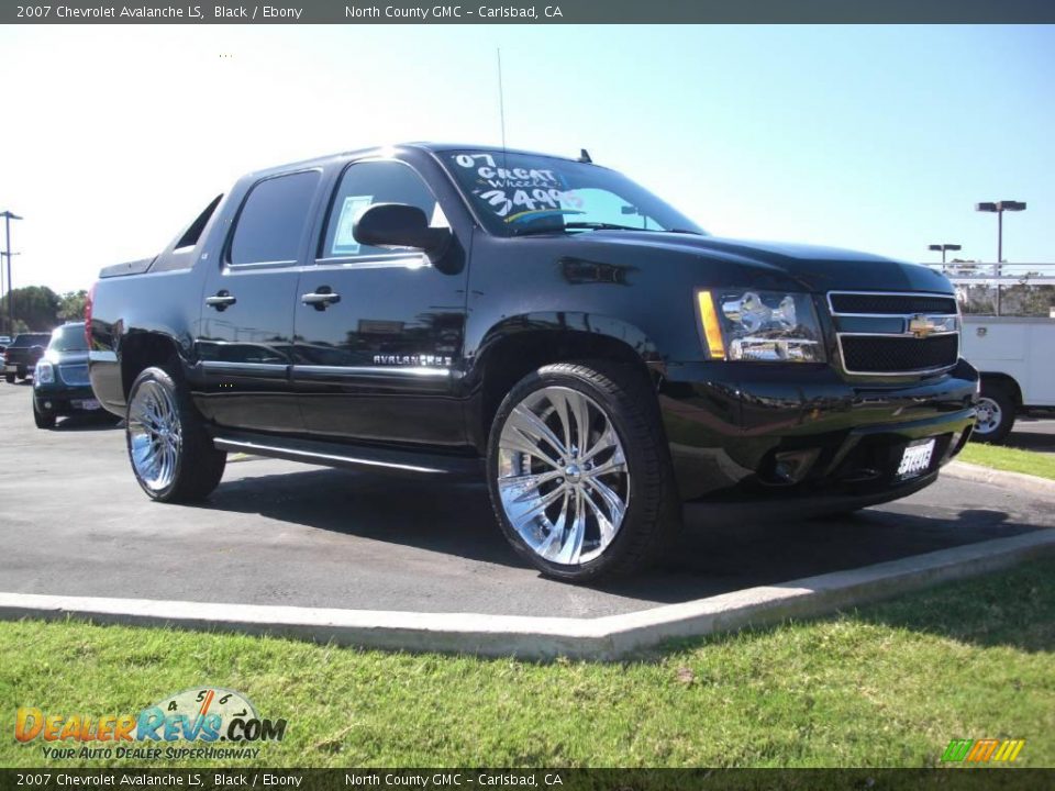 2007 Chevrolet Avalanche LS Black / Ebony Photo #9