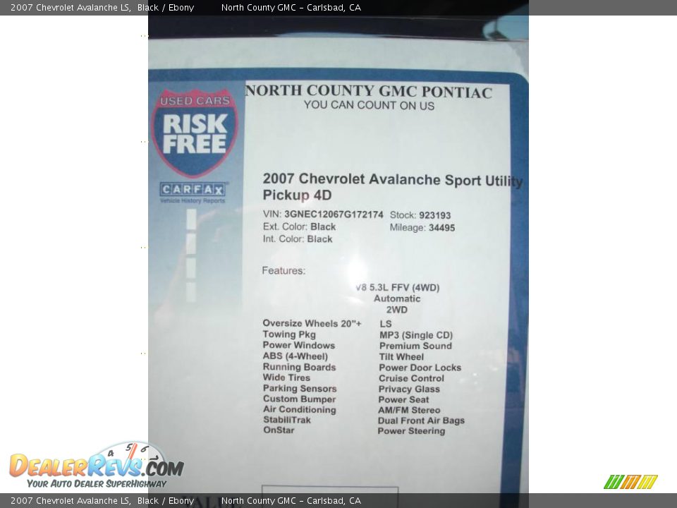 2007 Chevrolet Avalanche LS Black / Ebony Photo #11