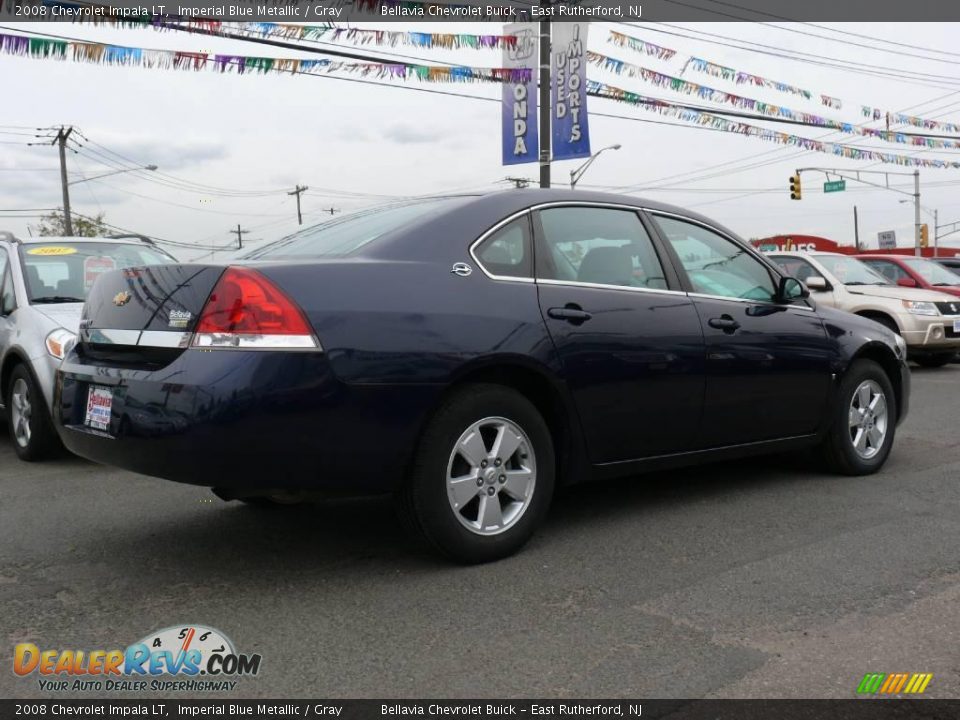 2008 Chevrolet Impala LT Imperial Blue Metallic / Gray Photo #4