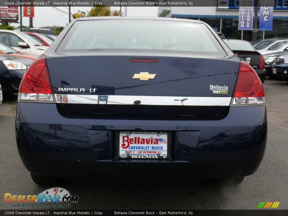 2008 Chevrolet Impala LT Imperial Blue Metallic / Gray Photo #5