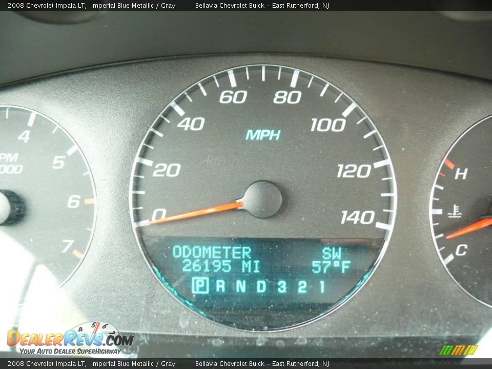 2008 Chevrolet Impala LT Imperial Blue Metallic / Gray Photo #11