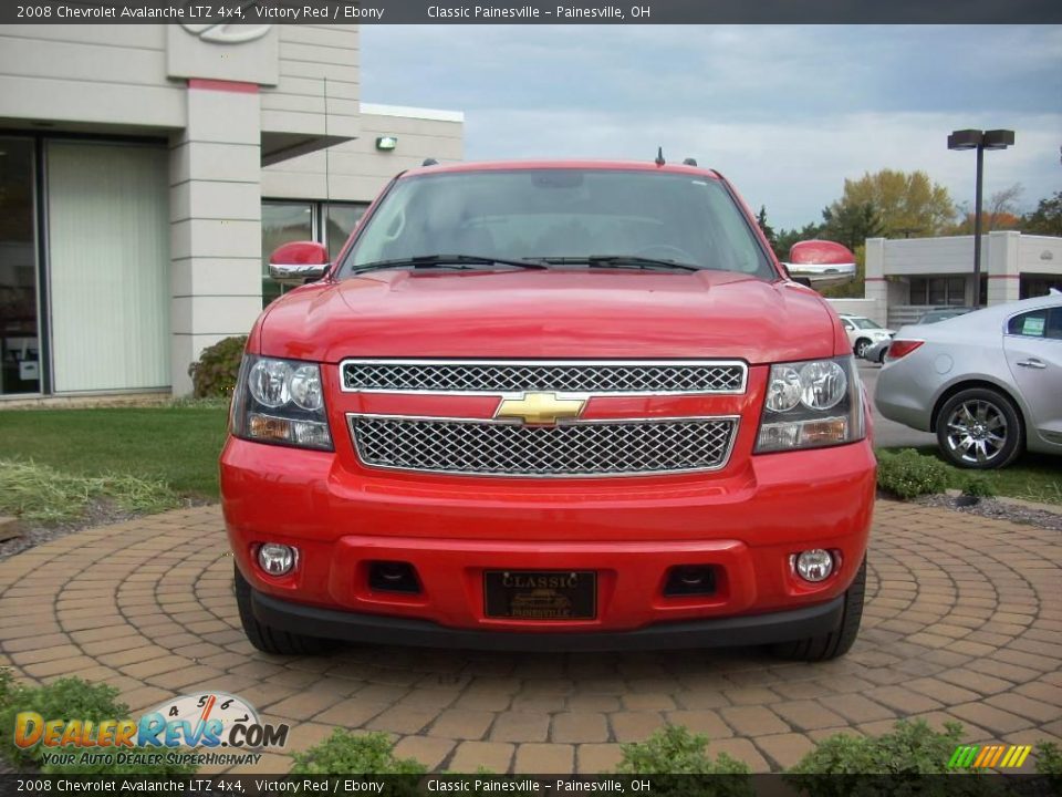 2008 Chevrolet Avalanche LTZ 4x4 Victory Red / Ebony Photo #3