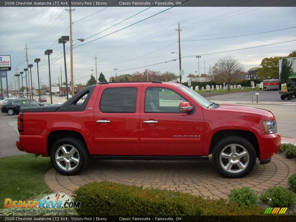 2008 Chevrolet Avalanche LTZ 4x4 Victory Red / Ebony Photo #5