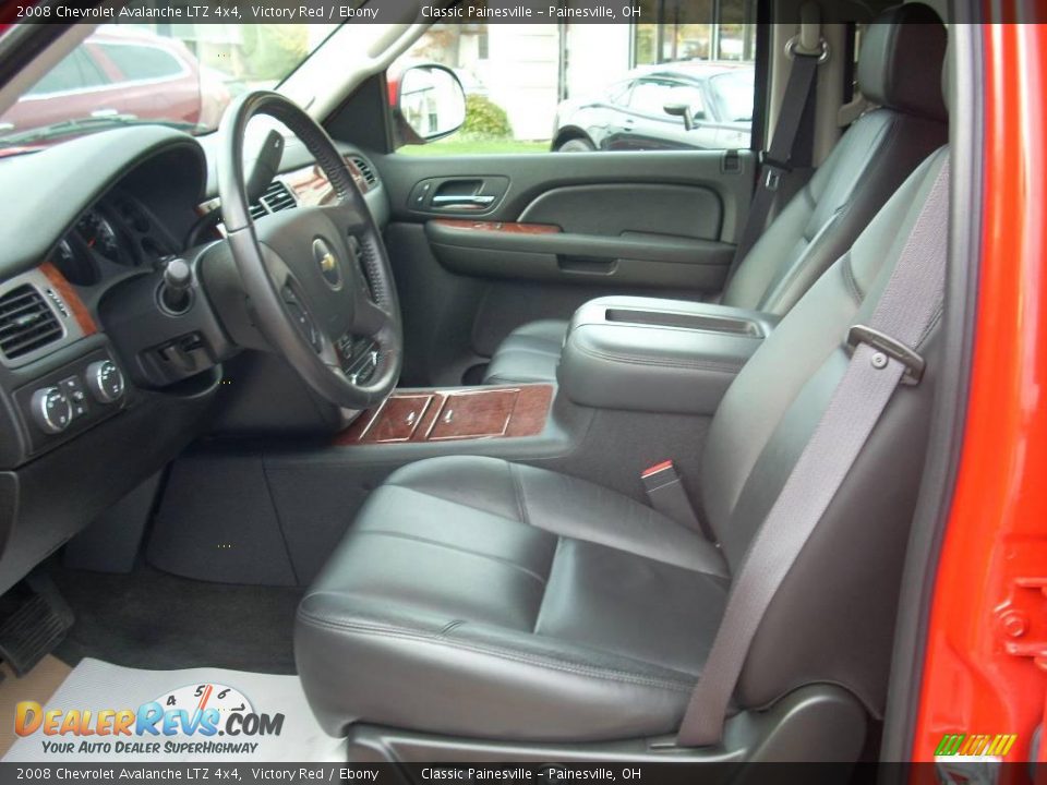2008 Chevrolet Avalanche LTZ 4x4 Victory Red / Ebony Photo #9