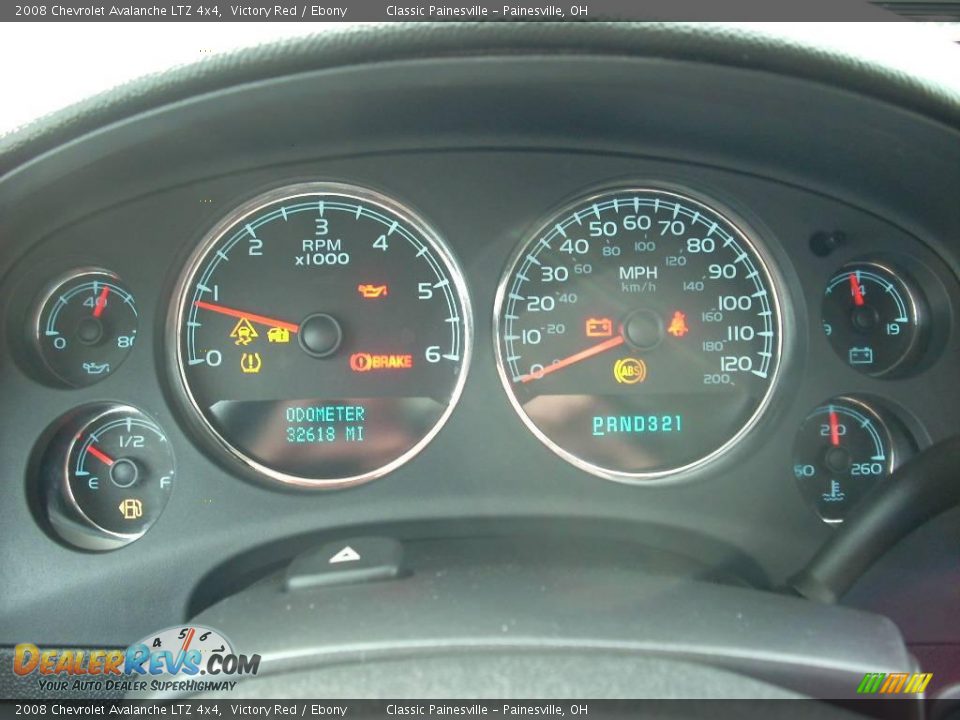 2008 Chevrolet Avalanche LTZ 4x4 Victory Red / Ebony Photo #17
