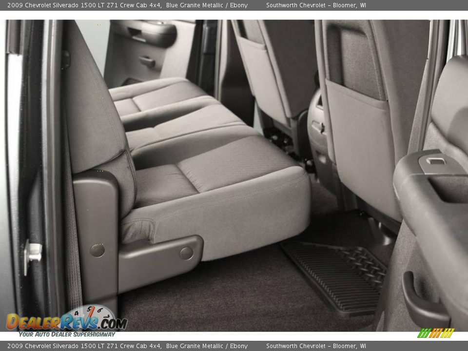 2009 Chevrolet Silverado 1500 LT Z71 Crew Cab 4x4 Blue Granite Metallic / Ebony Photo #5