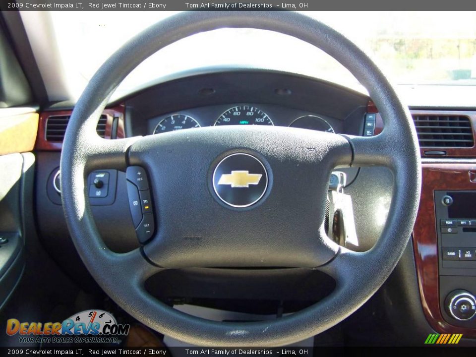 2009 Chevrolet Impala LT Red Jewel Tintcoat / Ebony Photo #16