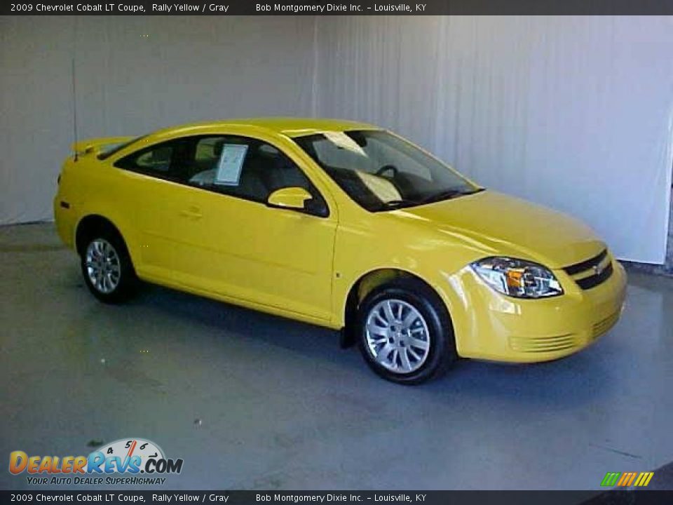 2009 Chevrolet Cobalt LT Coupe Rally Yellow / Gray Photo #1