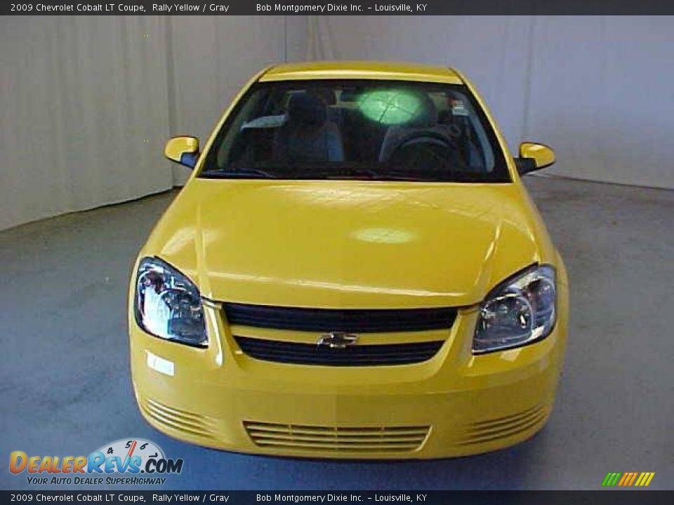 2009 Chevrolet Cobalt LT Coupe Rally Yellow / Gray Photo #2