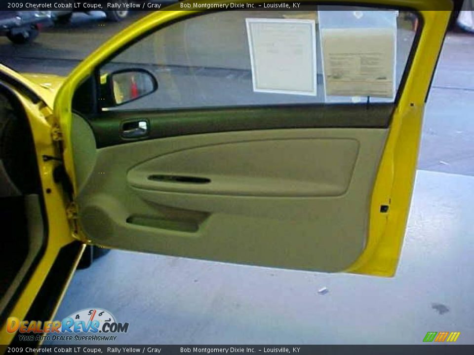 2009 Chevrolet Cobalt LT Coupe Rally Yellow / Gray Photo #6