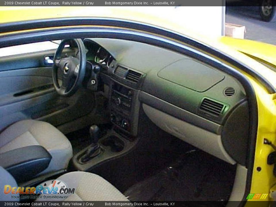 2009 Chevrolet Cobalt LT Coupe Rally Yellow / Gray Photo #7