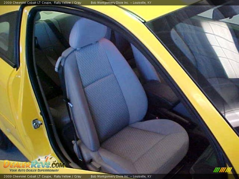 2009 Chevrolet Cobalt LT Coupe Rally Yellow / Gray Photo #8