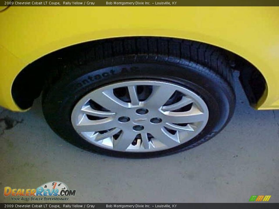 2009 Chevrolet Cobalt LT Coupe Rally Yellow / Gray Photo #10