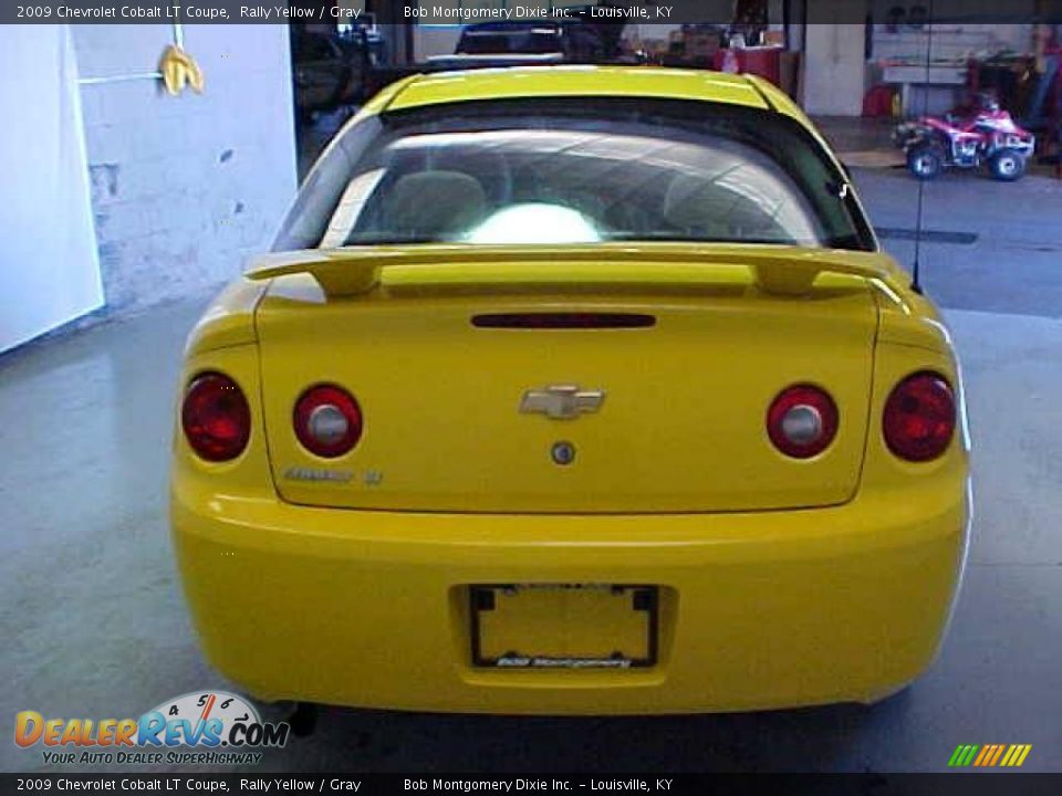 2009 Chevrolet Cobalt LT Coupe Rally Yellow / Gray Photo #13