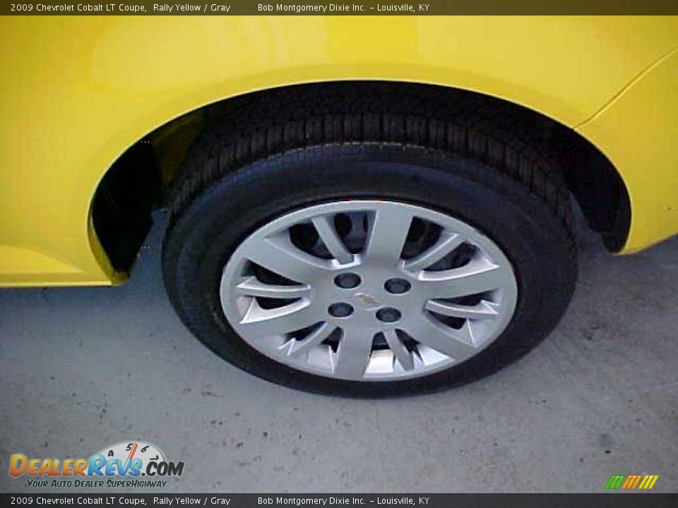 2009 Chevrolet Cobalt LT Coupe Rally Yellow / Gray Photo #14