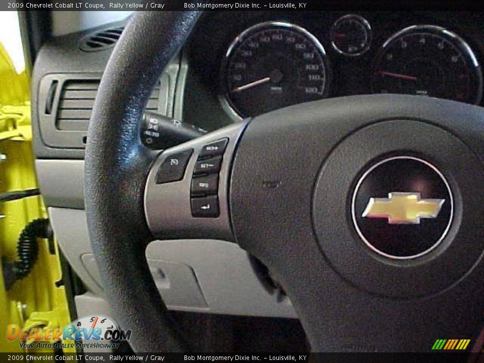2009 Chevrolet Cobalt LT Coupe Rally Yellow / Gray Photo #19