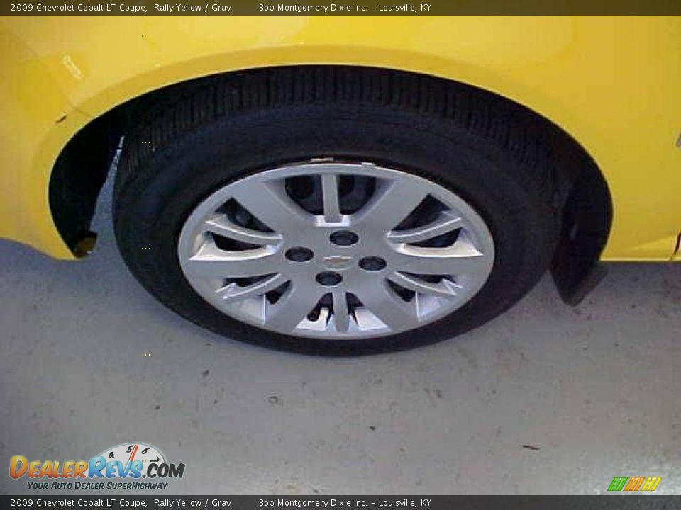 2009 Chevrolet Cobalt LT Coupe Rally Yellow / Gray Photo #22