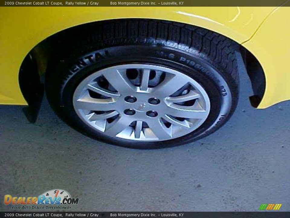 2009 Chevrolet Cobalt LT Coupe Rally Yellow / Gray Photo #23