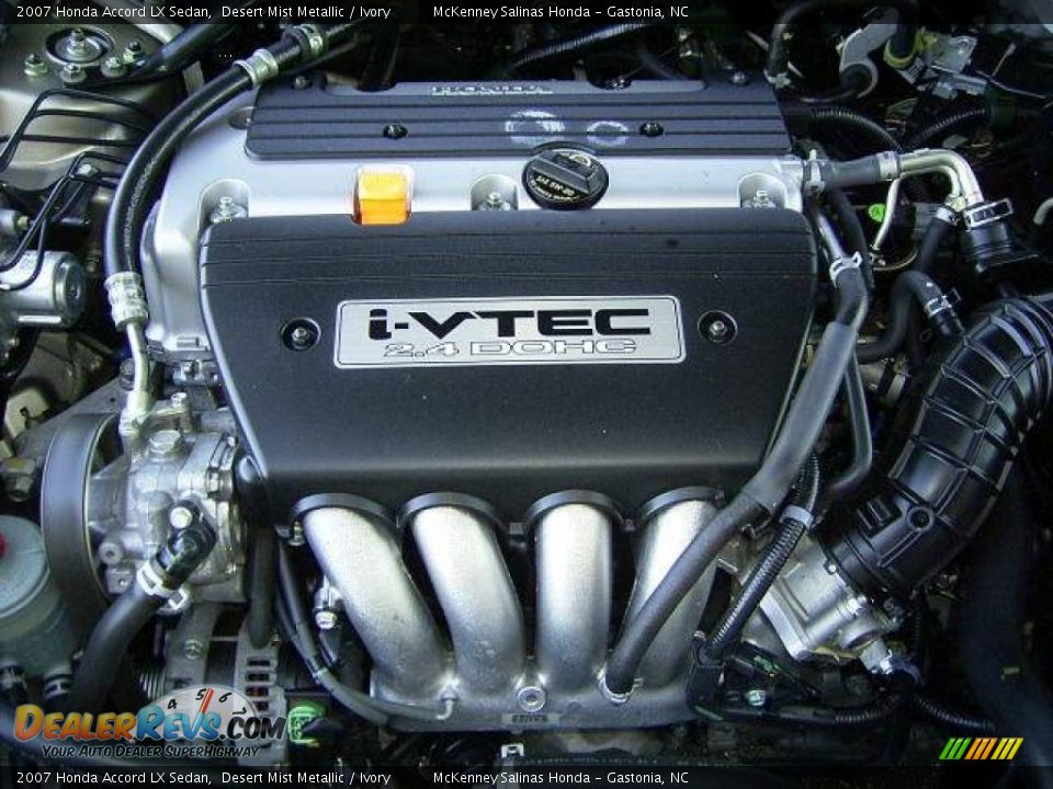 2007 Honda Accord LX Sedan Desert Mist Metallic / Ivory Photo #20