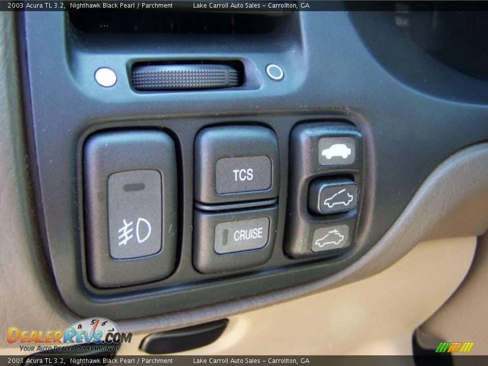 2003 Acura TL 3.2 Nighthawk Black Pearl / Parchment Photo #18