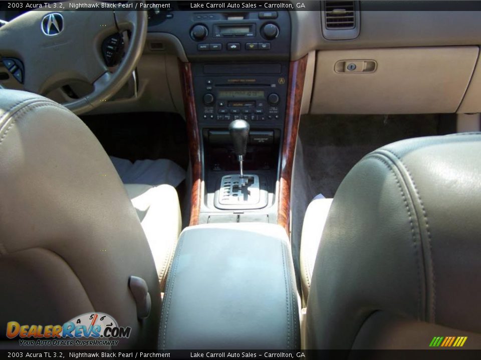 2003 Acura TL 3.2 Nighthawk Black Pearl / Parchment Photo #21