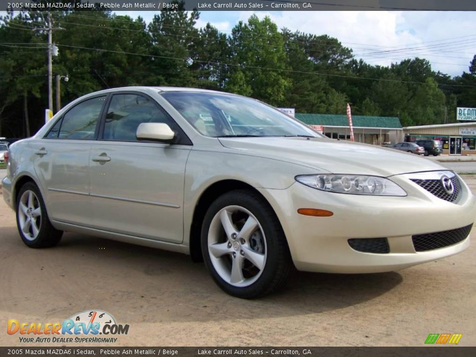 2005 Mazda MAZDA6 i Sedan Pebble Ash Metallic / Beige Photo #1