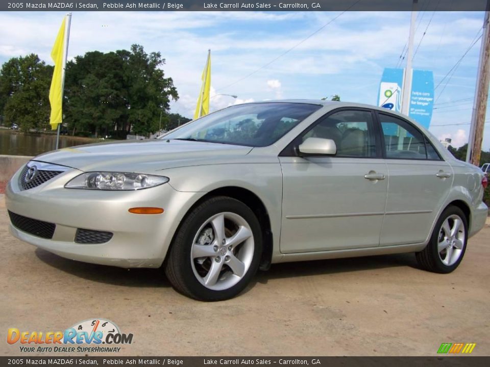 2005 Mazda MAZDA6 i Sedan Pebble Ash Metallic / Beige Photo #2