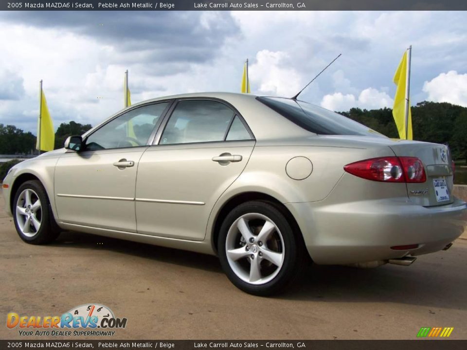 2005 Mazda MAZDA6 i Sedan Pebble Ash Metallic / Beige Photo #6