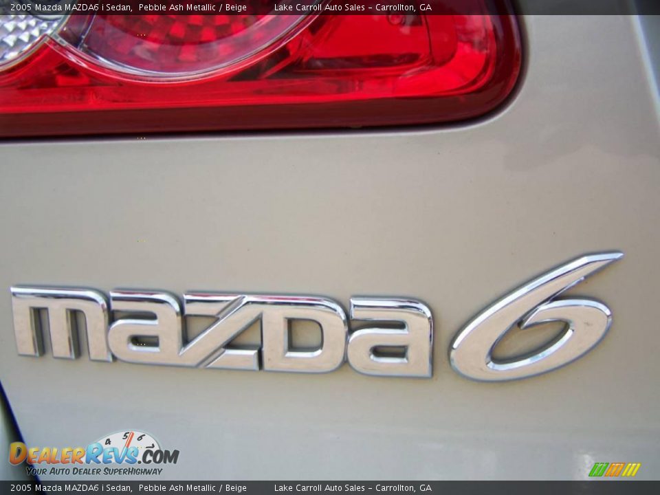 2005 Mazda MAZDA6 i Sedan Pebble Ash Metallic / Beige Photo #8