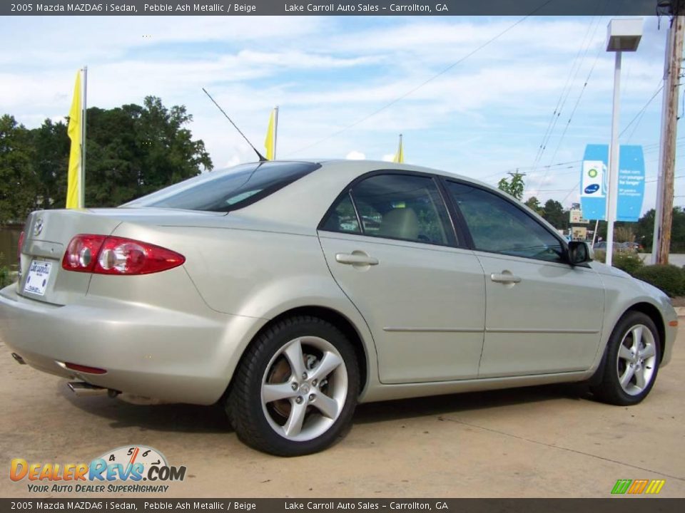 2005 Mazda MAZDA6 i Sedan Pebble Ash Metallic / Beige Photo #15