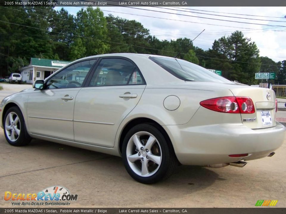 2005 Mazda MAZDA6 i Sedan Pebble Ash Metallic / Beige Photo #17