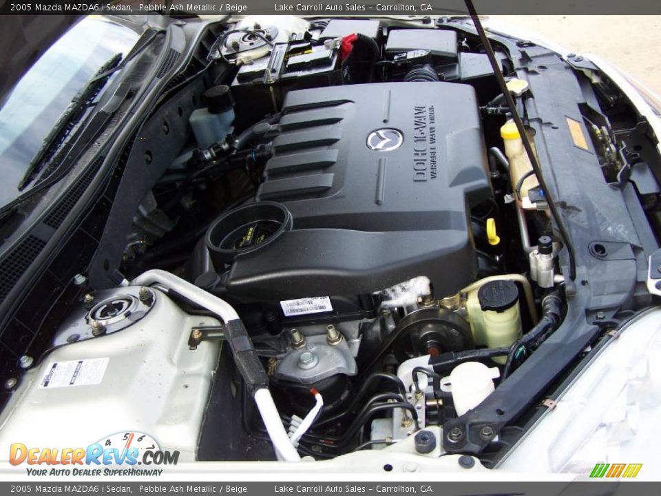 2005 Mazda MAZDA6 i Sedan Pebble Ash Metallic / Beige Photo #23