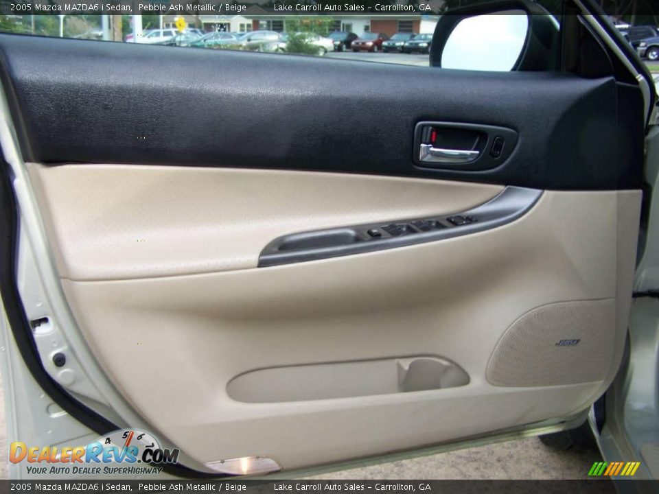 2005 Mazda MAZDA6 i Sedan Pebble Ash Metallic / Beige Photo #27