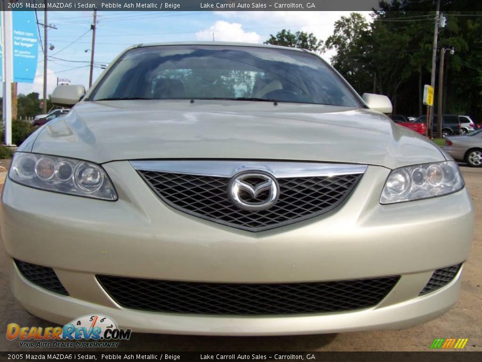 2005 Mazda MAZDA6 i Sedan Pebble Ash Metallic / Beige Photo #28