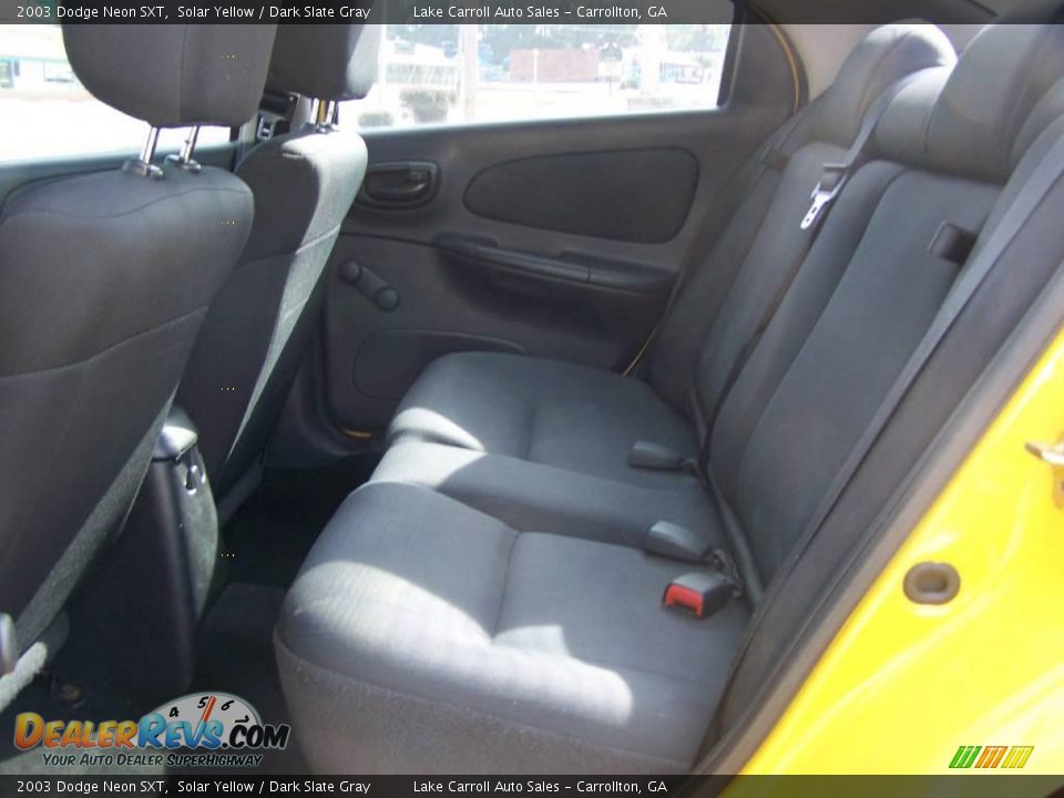 2003 Dodge Neon SXT Solar Yellow / Dark Slate Gray Photo #30