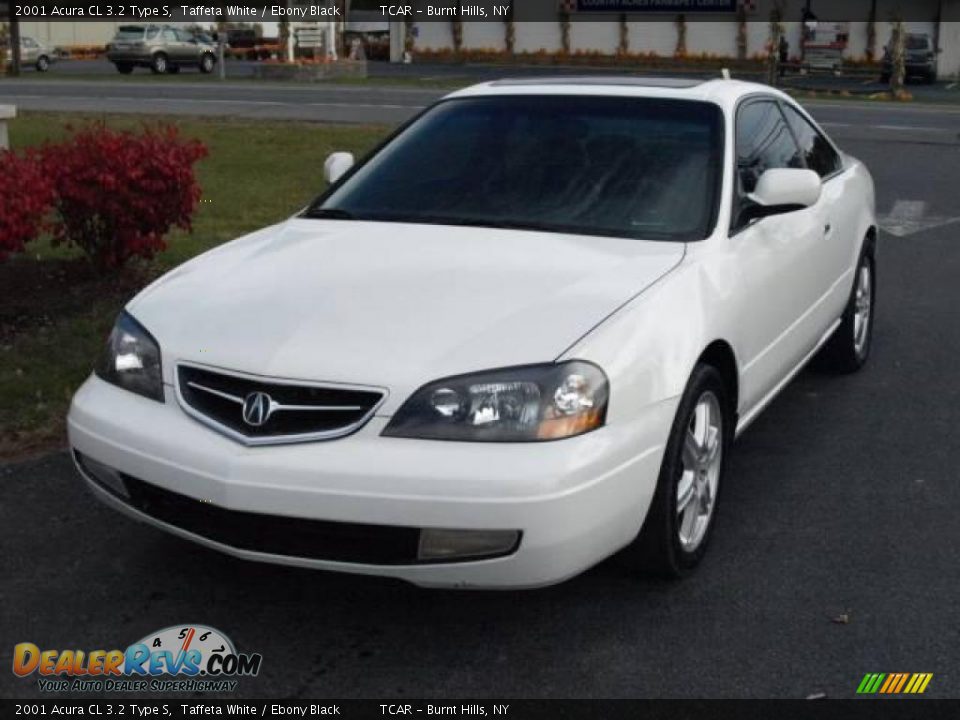 2001 Acura CL 3.2 Type S Taffeta White / Ebony Black Photo #2