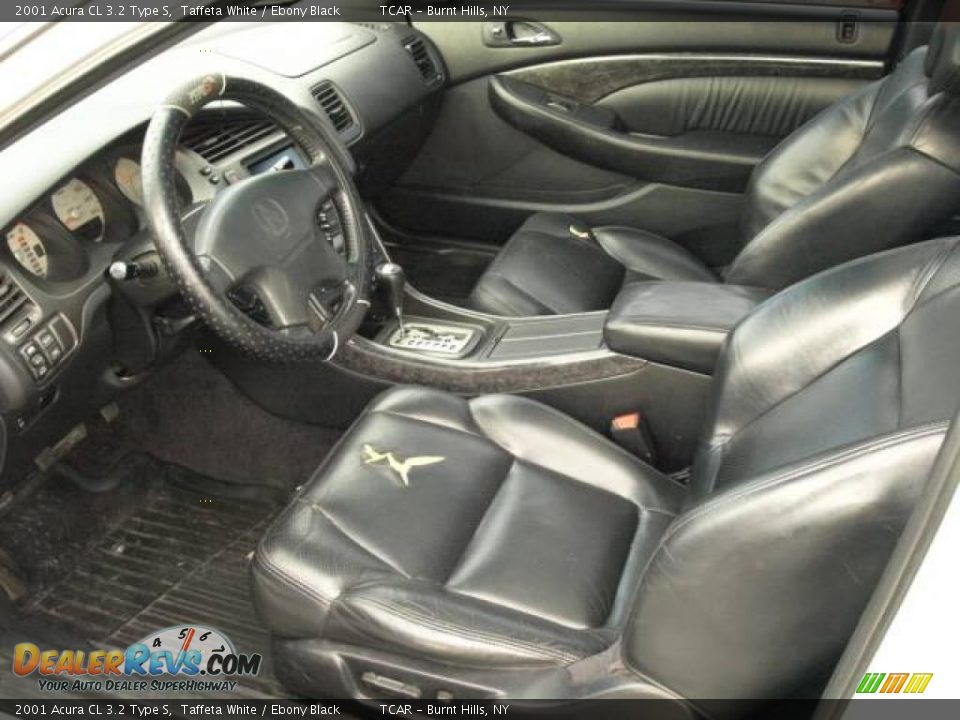 2001 Acura CL 3.2 Type S Taffeta White / Ebony Black Photo #7